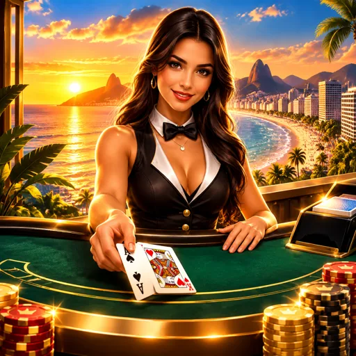 Mesa de blackjack ao vivo indicada como opção de margem da casa menor